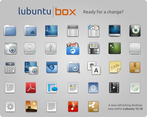 Новые иконки LUbuntu